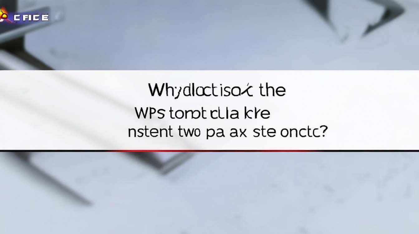WPS空白页为何一次插入两页