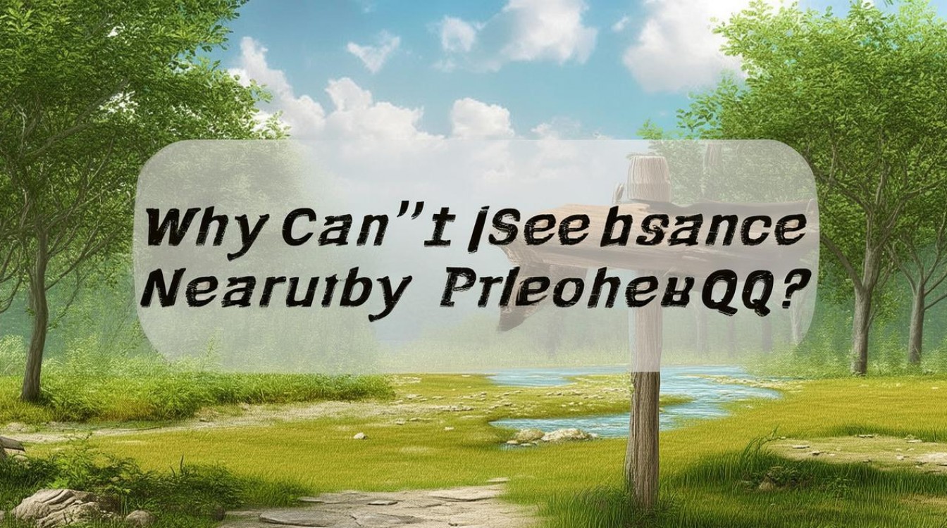 qq为什么附近人看不到距离