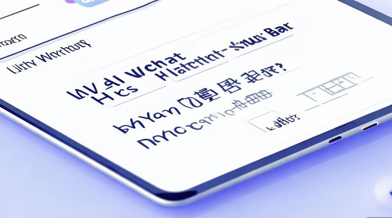 为什么微信没有状态栏