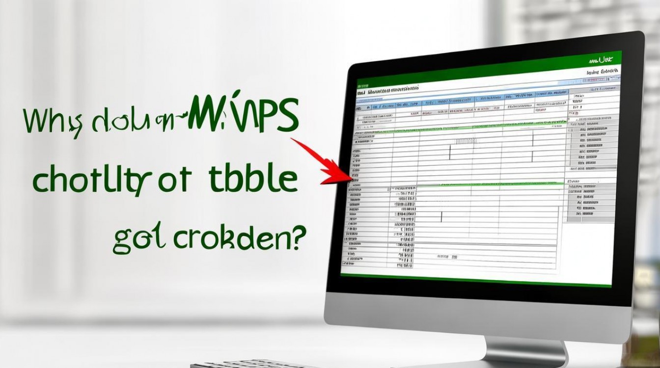 wps表格为什么变歪了