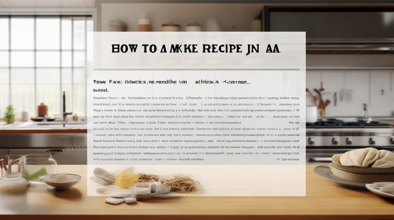 怎么用java制作菜谱