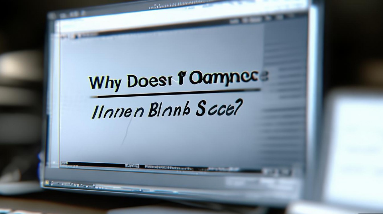 电脑为什么出现空白格